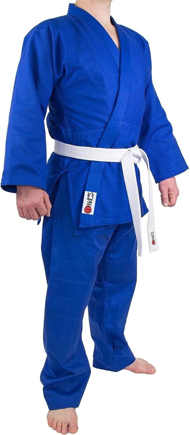 MACS Judo Single Weave Gi Kids Adults Unisex Uniform with Belt
