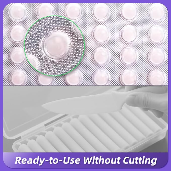 Orthodontic Wax for Braces - 180 Dental Wax Dots | Hygienic Individual Wraps, Strawberry