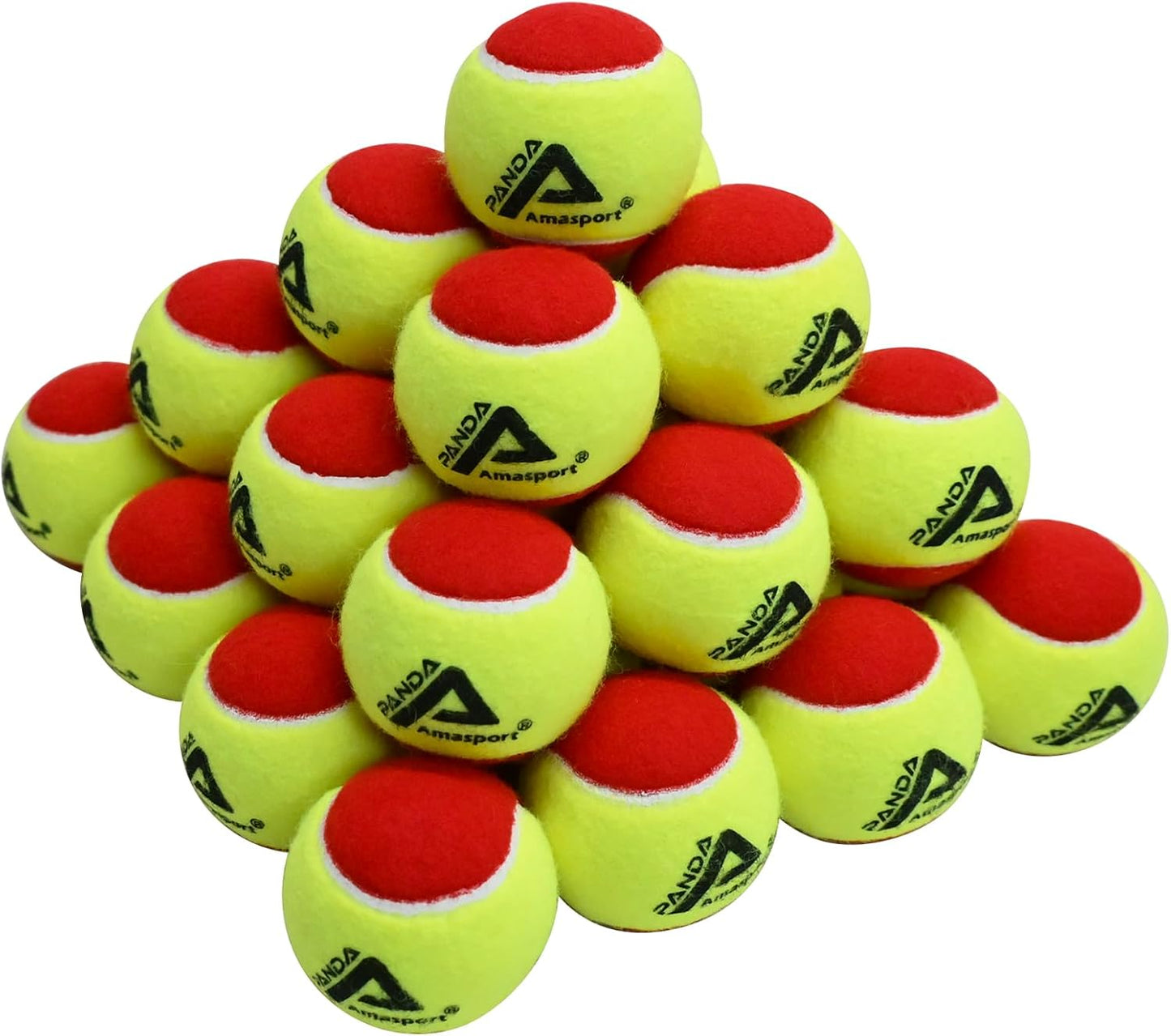LITIAN Kids Tennis Balls – 50% 75% Low Compression Red Orange Balls with Durable Felt – Softer Than Regular Tennis Balls, Great for Youth Training & Dog Play (12 & 30 Pack)