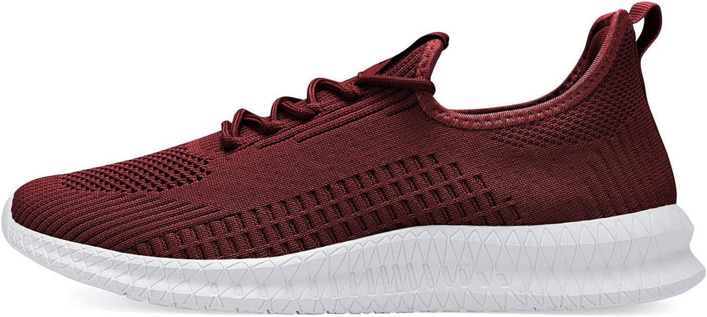 LCGJR Men's Running Shoes Ultra Lightweight Breathable Comfortable Walking Shoes Casual Fashion Sneakers Mesh Workout Shoes