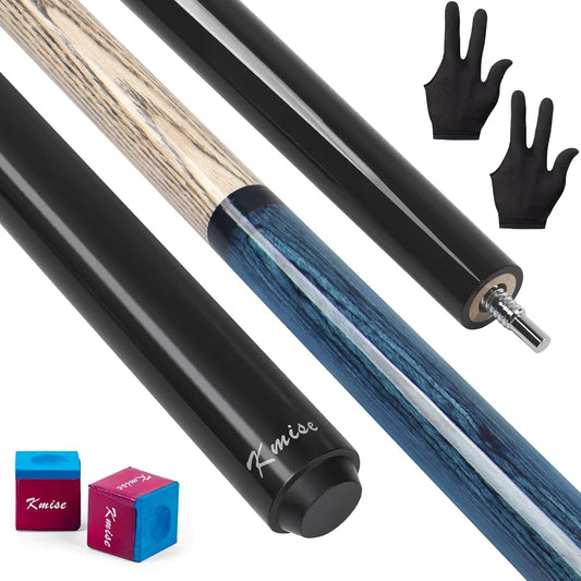 Kmise Break Jump Cue Stick - 21oz 23oz 25oz 28oz Pool Stick for Explosive Breaks and Effortless Jumps, Heavy Hitter Jump&Break Pool Cue with 14mm Pro Breaking Tip, Includes Pool Chalk and Glove