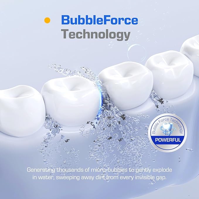 Kingwell 45KHz Ultrasonic Retainer Cleaner Machine, 230ML Denture Cleaner for Retainer, Mouth Guard, Aligner, Toothbrush Head, Dental Cleaning Pod with Digital Timer, FSA HSA Approved (White)