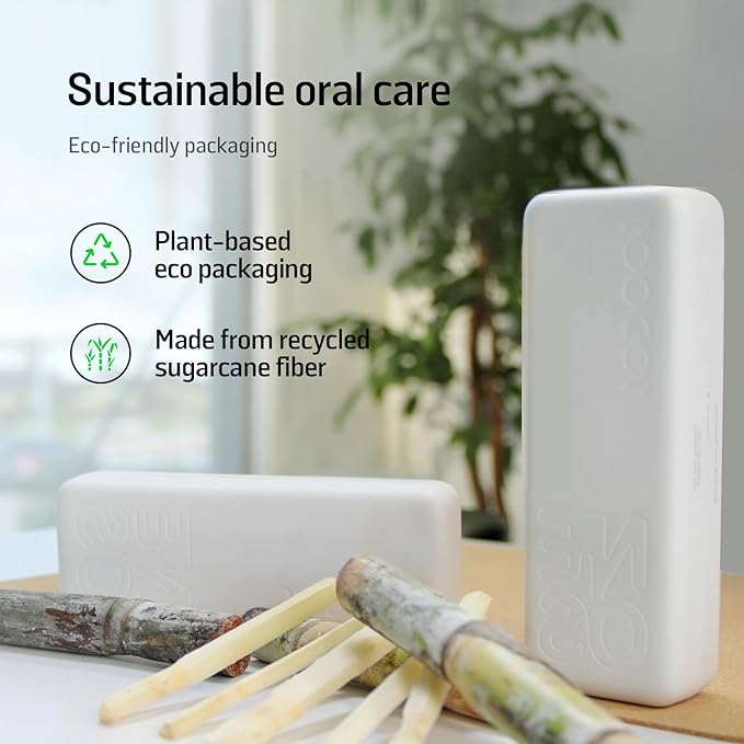 Soocas NEOS II - Electric Toothbrush with Water Flosser, Sonic Electric Toothbrush for Adults, Cordless Water Flosser for Travel, Portable Oral Irrigator, Up to 100% Plaque Removal, Dark Violet