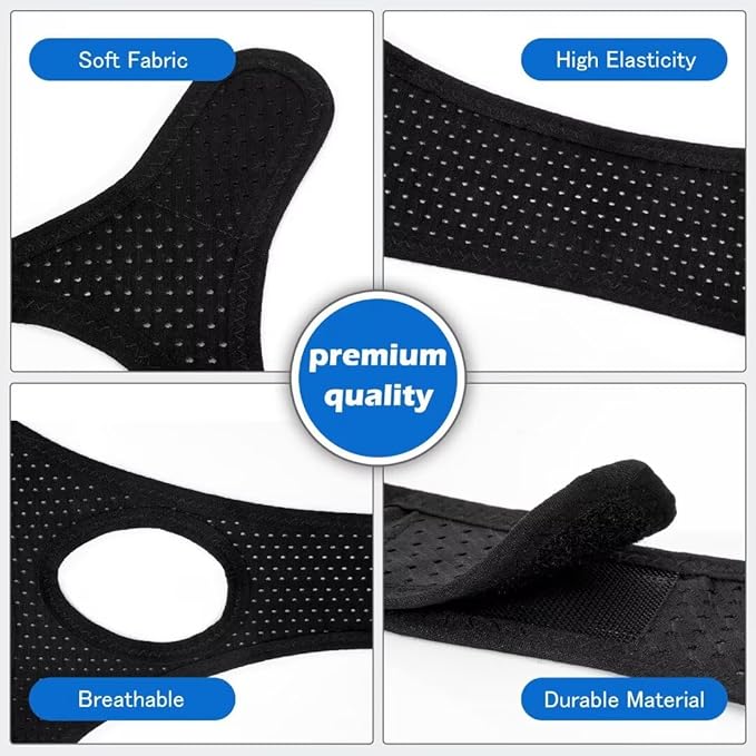 Forzacx Anti Snore Chin Strap - Breathable Chin Strap Snoring Solution, Effectively Reduce Snoring, Non-Stick Hair, Don't Fade - Black