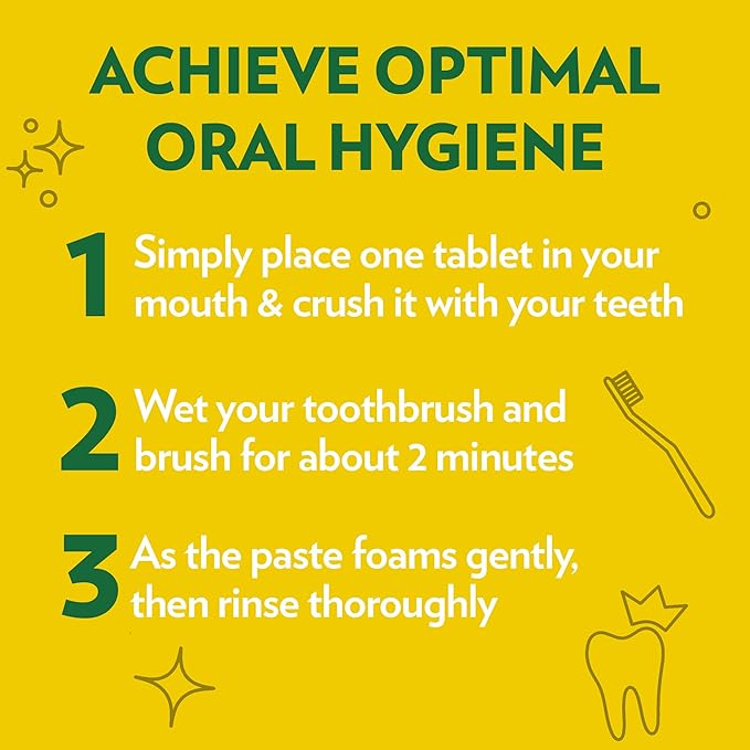 Toothpaste Tablets – Winter Cranberry | Nano Hydroxyapatite Toothpaste Tablets Chewable | Fluoride Free l 90 Tabs