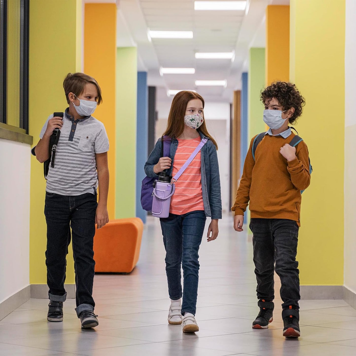 Insulated Water Bottle | Thickened Stainless Steel Vacuum Metal | Portable Sports Water Jug for Gym and Hiking with Straw, Carrier Bag, Handle Strap | BPA-Free 32 oz