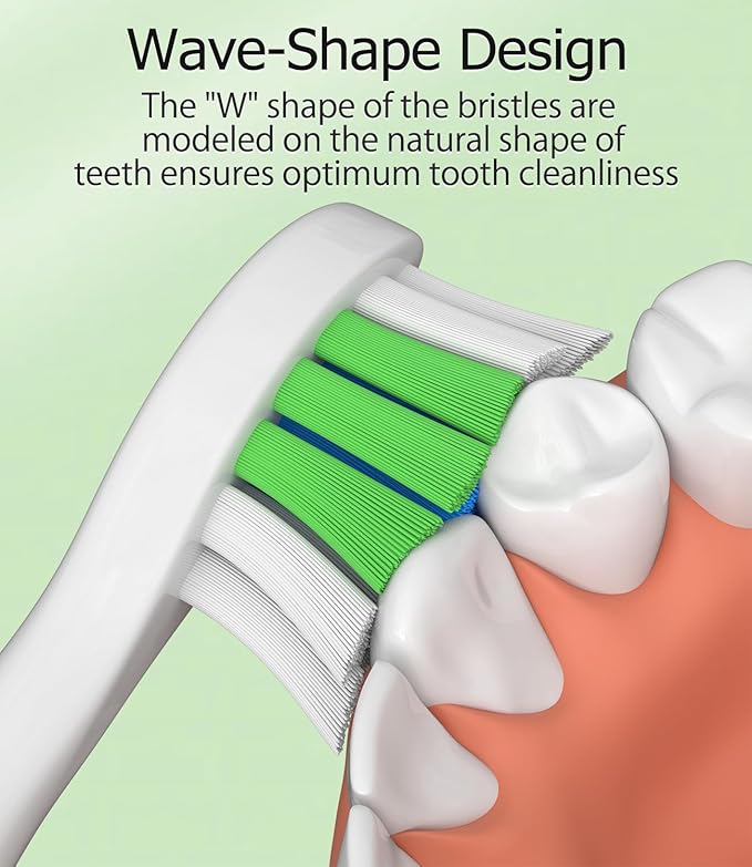Replacement Toothbrush Heads Compatible with AquaSonic Black Series Vibe Series Black Series Pro Vibe Series Pro Elite Series Electric Toothbrush, 12 Count, White