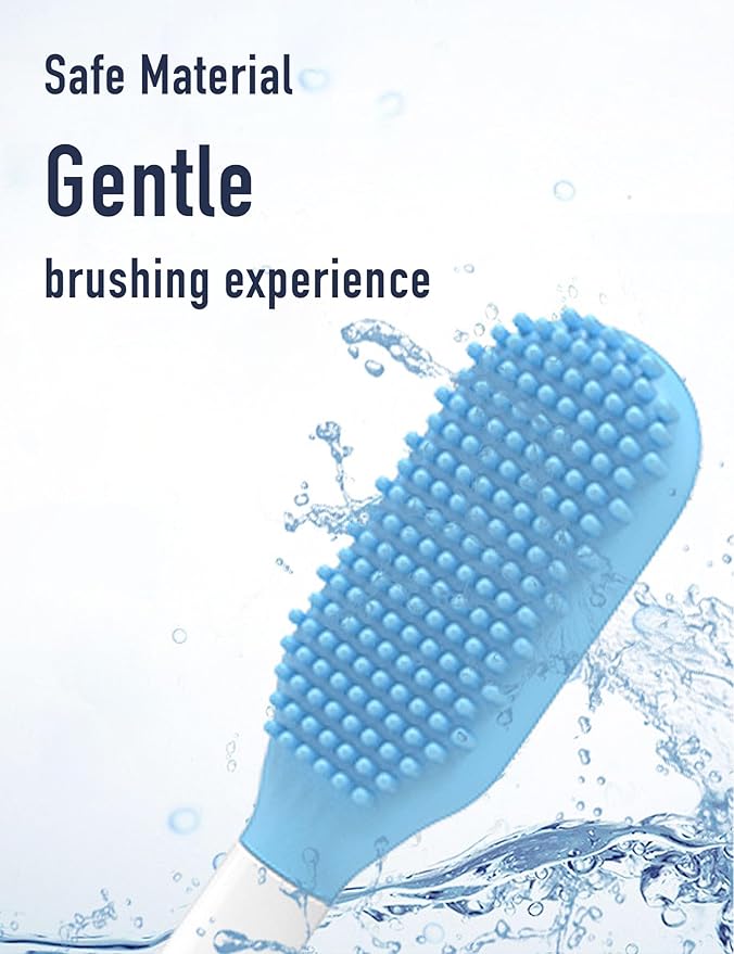 Tongue Scraper Heads Compatible with Philips Sonicare Click-On Handles – Gentle & Effective Tongue Cleaner, Fresh Breath, 3 Pack, Replacement Brush Heads (White, one Size)