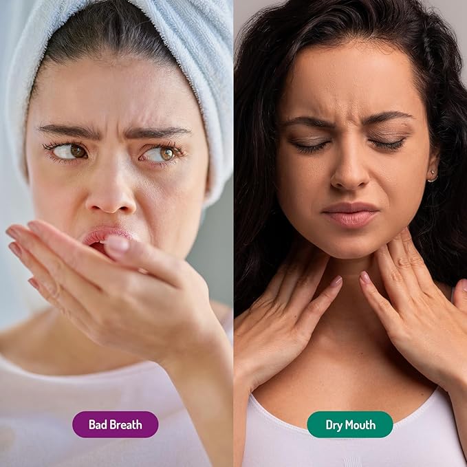 Oral Spray for Adult - Sugar-Free, Breath Freshener Spray, Dry Mouth Spray, Fights Bad Breath, Compact and Portable (Mint Flavor*2Pack)