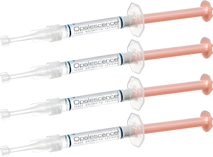 Opalescence 35% Gel Syringes Teeth Whitening - Refill Kit (4 Syringes Total) Carbamide Peroxide. Made by Ultradent, in Melon Flavor. Tooth Whitening Refill Syringes 5404-1