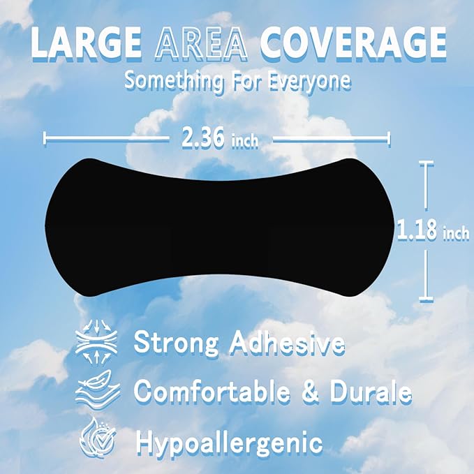 Nasal Strips for Snoring (60 Count),Nasal Strips for Breathing,Stop Snoring,Oil & Sweat Proof High-Adhesive Patch,Better Sleep & Anti Snore,Gentle On Skin,Clear Airways