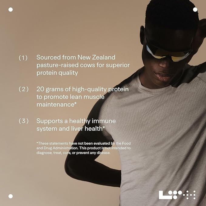 LTH Whey Protein - Trusted by Life Time Fitness Members - Grass-Fed Whey Protein Powder - with Amino Acids - Aids Lean Muscle & Recovery - Supports Immune & Liver Health - Chocolate (30 Servings)