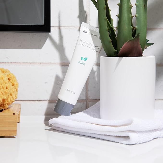 CariFree Fluoride Free Gel, Mint Flavored, Nano Hydroxyapatite Toothpaste, Neutralizes pH, Freshens Breath & Moistens Mouth, Dentist Recommended for Oral Care, (2.3 Ounce (Pack of 1), Soft Mint