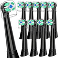 10 Pcs IO Replacement Heads Compatible with Oral B IO 2/3/4/5/6/7/8/9/10 Series Electric Toothbrush, Brush Heads Compatible with Oral B IO for Teeth Cleaning and Gum Protection (Black)