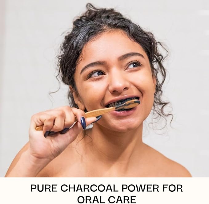Activated Hardwood Charcoal Powder | Supports Skin, Body, Oral Health, Teeth Whitening | Dietary Supplement