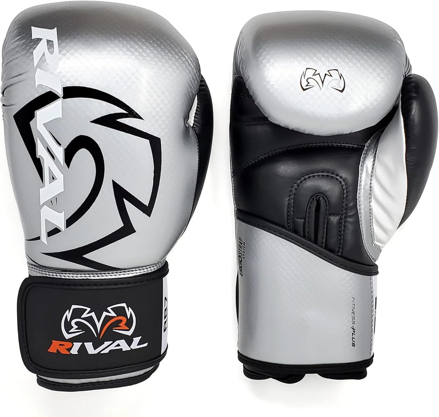 RIVAL Boxing RB7 Fitness Plus Bag Gloves, Ergo Strap System and High-Density Layered Padding for Heavy Bag and Mitt Work
