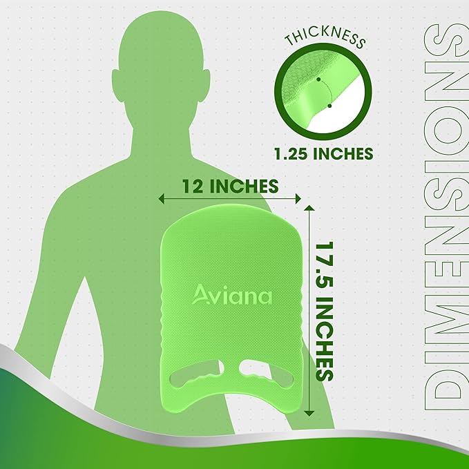 Kickboard Adult & Youth Swim Buoy Aid Leg Kick Exercise Training Float for Swimming Pool or Open Water Foam Equipment | High Buoyancy | Non-Slip | EVA Material & BPA Free