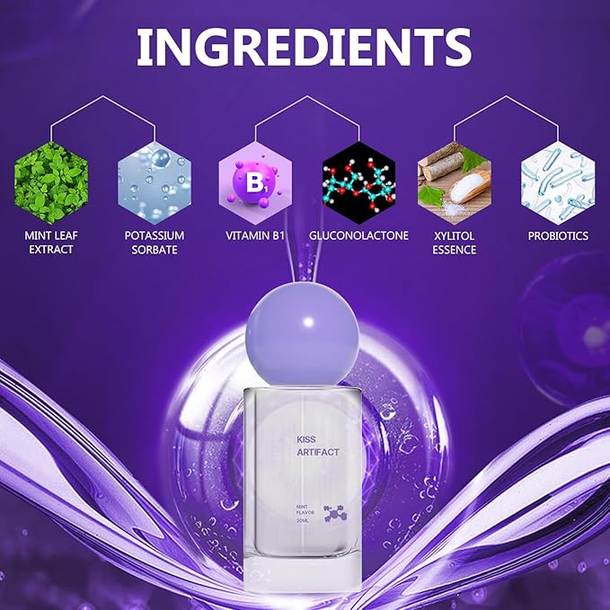 2Pcs Probiotic Oral Spray for Long-Lasting Freshness,Alcohol-Free Oral Spray with Probiotics for Breath Care,Convenient Travel-Sized Breath Spray (20ml/0.68floz)