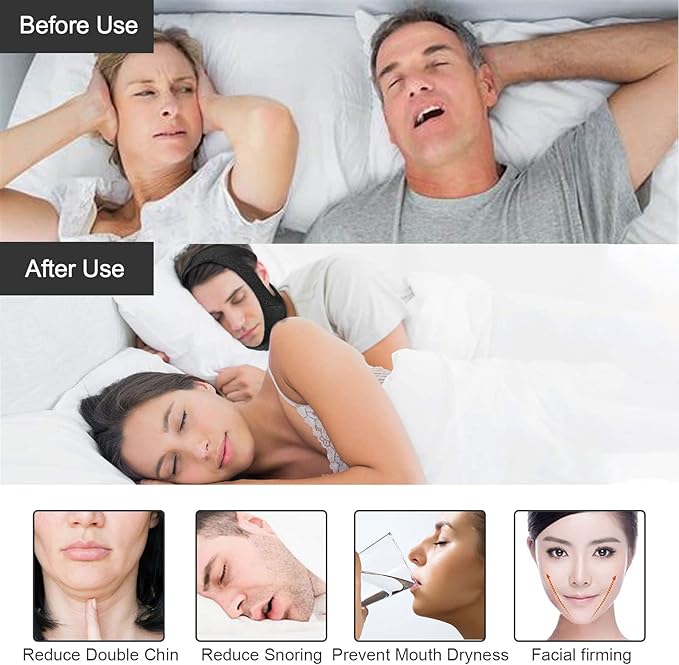 Chin Strap - Anti Snoring Chin Strap for Cpap Users
