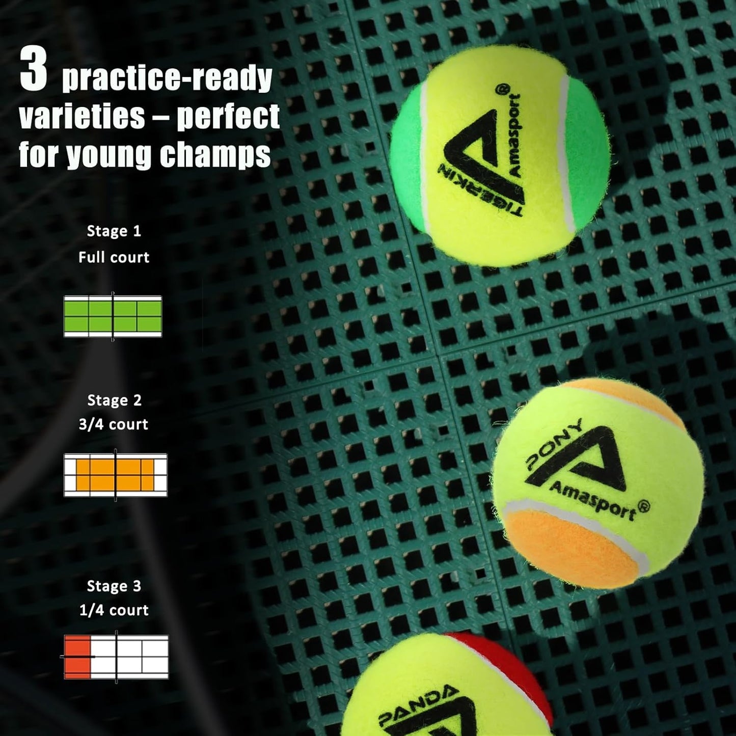 LITIAN Kids Tennis Balls – 50% 75% Low Compression Red Orange Balls with Durable Felt – Softer Than Regular Tennis Balls, Great for Youth Training & Dog Play (12 & 30 Pack)