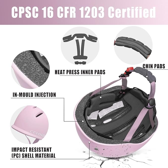 Kids Bike Helmet,Toddler Cyling Helmets for Ages 5-8-9-10-12-14-16Years Youth Boys & Girls,Child Adjustable Multi-Sport Bicycle Skateboard Roller Skate Scooter Balance Skateboarding Helmet
