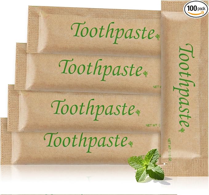 0.18oz Small Toothpaste Travel Size Bulk,Mini Toothpaste Travel for Hotel Camping Gym Office School Homeless100