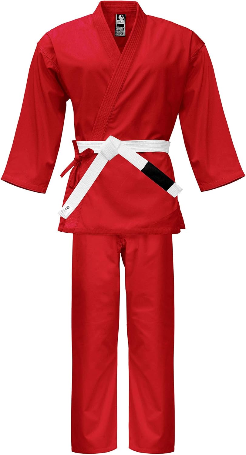 Light Weight Karate Uniform Gi - Kids Adults Unisex Belt Included