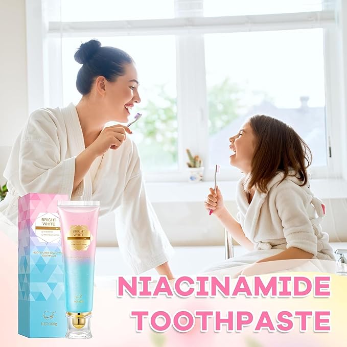 Niacinamide Whitening Toothpaste, Niacinamide Intensive Whiten-ing Toothpaste, Triple Whitening Niacinamides Intensive Toothpastes, Gentle Mint, Fresh Breath, Remove Tooth Stains, 3.8 Oz (1)