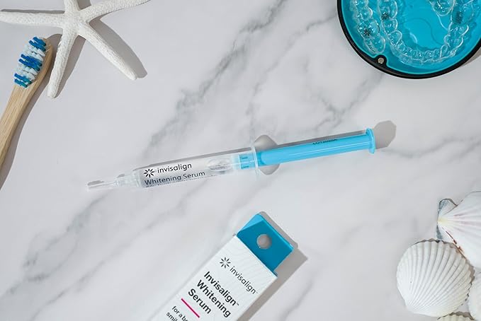 Invisalign Whitening Serum | Clear Aligner and Retainer Teeth Whitening Gel | 2 Pack | 6.0ml
