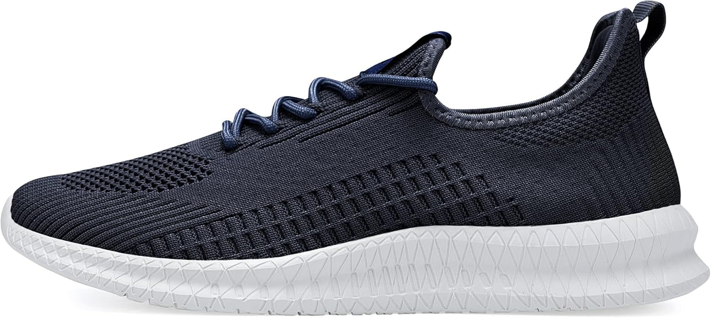 LCGJR Men's Running Shoes Ultra Lightweight Breathable Comfortable Walking Shoes Casual Fashion Sneakers Mesh Workout Shoes