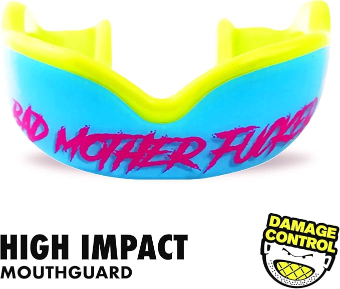 DAMAGE CONTROL High-Impact Mouth Guard – Sports Mouthguard for Boxing, Football, Hockey, Lacrosse & Basketball, Protects Teeth & Jaw, Protective Mouthpiece for Adults & Youth (Women, BMF 2.0)