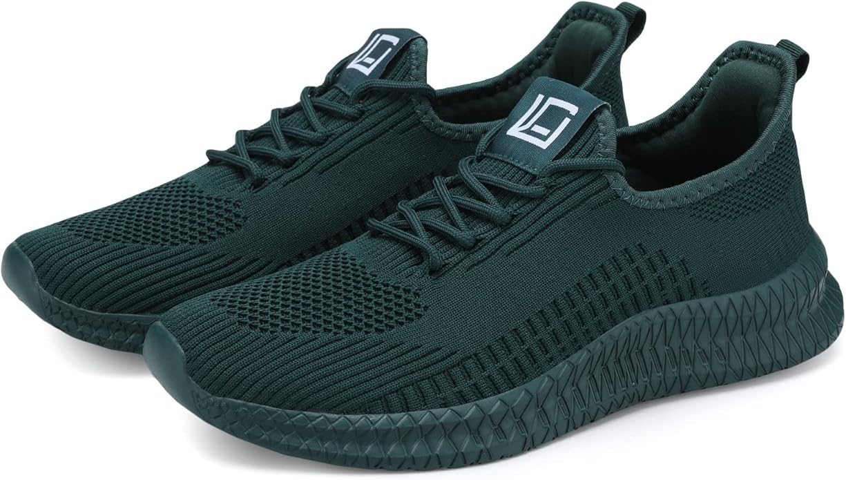 LCGJR Men's Running Shoes Ultra Lightweight Breathable Comfortable Walking Shoes Casual Fashion Sneakers Mesh Workout Shoes
