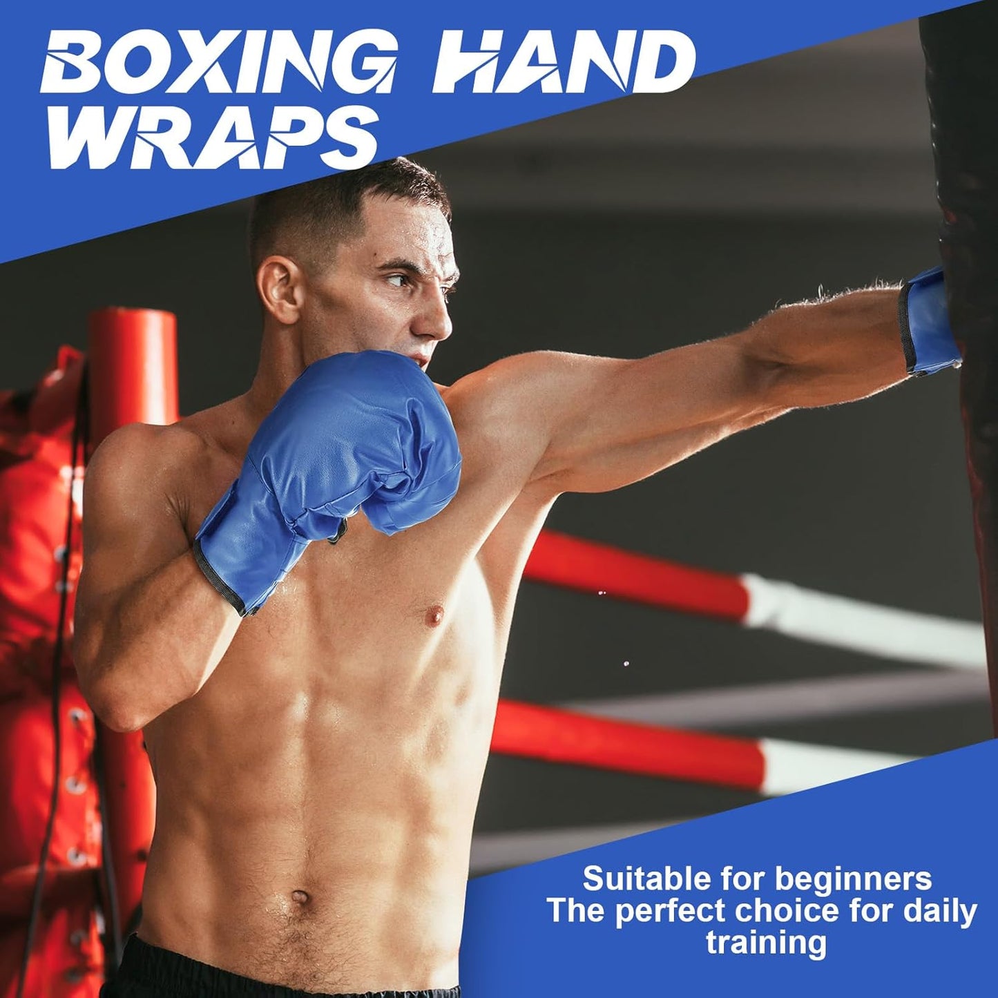 Kanayu 14 Pcs Boxing Set Including 2 Pair of 16 oz Boxing Gloves Headgear Helmet and Hand Wraps Mouth Guards Gifts for Adults Youth Beginners Training Equipment