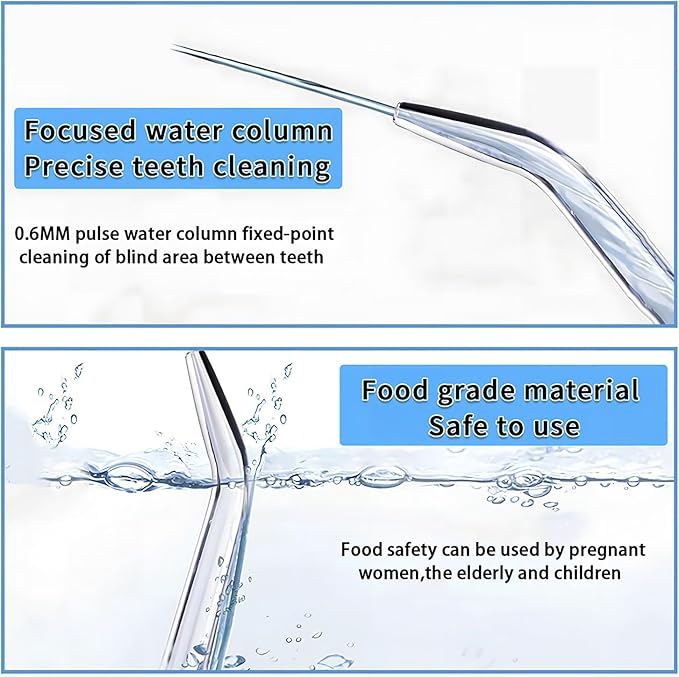 Replacement Heads for Waterpik Water Flosser,Replacement Tips for Waterpik Water Flosser,Easy to lnstall(4 Classic Jet Tips)