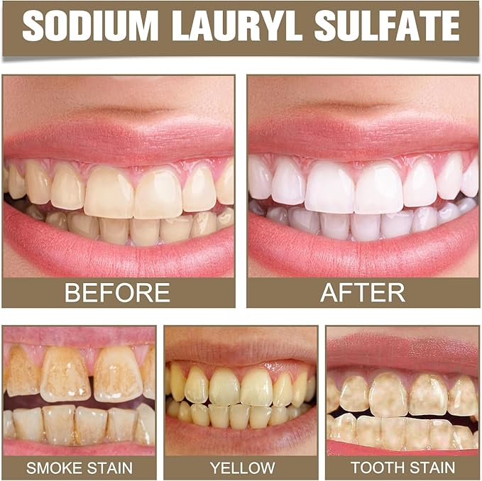 Tooth Refresh Toothpaste, Fresh Breath Toothpaste, Natural Oral Care & Enamel Repair, Helps Remove Coffee, Tea & Wine Stain(2PCS)