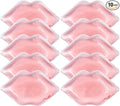 (10 PCS) Lip Ice Pack ，Ice Compress After Lip ice Treatment, Reusable ice pad for Cosmetic, Lip Shape ice Pack to Relieve Pain and Relax Lips, Anti-Aging Lip Care ice Pack to Reduce Lip Swelling