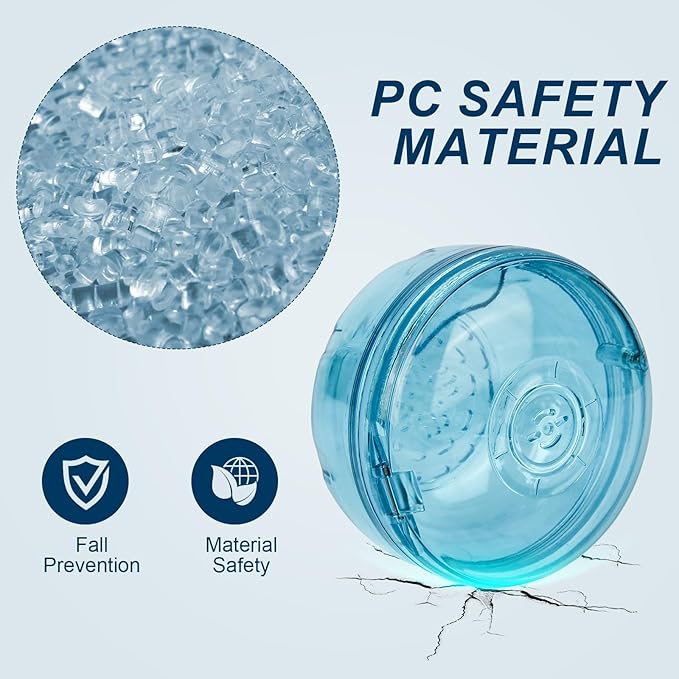 Retainer Cleaner Case,Double Layer No-Leak Denture Cup for Soaking Dentures, Denture Bath for Invisalign Aligner,Retainers,Mouth Guard,Night Guard (Blue)