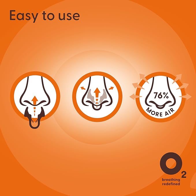 Airmax Unisex Sport Nasal Dilators Two-Pack - Easy, Safe, and Comfortable Breathing Aid - Improves Airflow - Transparent - Medium