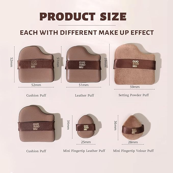 12Pcs Powder Puffs Set With 2 Cases, Makeup Powder Puff, Velour Makeup Puff, Setting Powder Puff, Reusable & Washable, Ideal For Foundation, Powder Cream, Setting, Christmas Gifts For Women