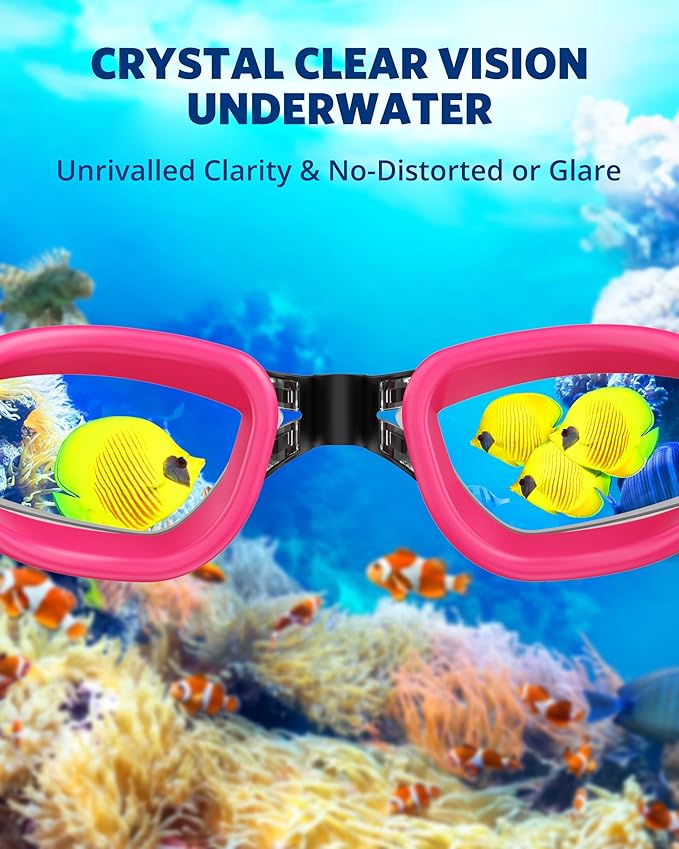 Aegend Swim Goggles, Swimming Goggles No Leaking Full Protection Adult Men Women Youth