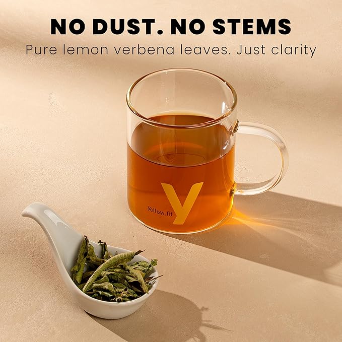 100% LEMON VERBENA WHOLE LEAVES 66 SERVING GROWN UNDER ALBANIA’S SUNSHINE