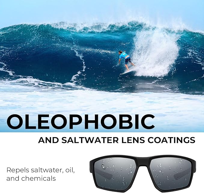 KastKing Osage Polarized Sport Sunglasses for Men and Women, Ideal for Driving Fishing Cycling Running, UV Protection