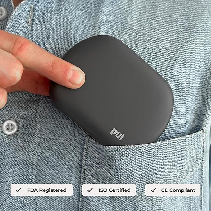 PUL Clear Aligner & Retainer Case – for Invisalign, Partial Dentures, Mouth & Night Guards, PUL Removal Tool, Dental Removables – Plastic Holder w/Secure Magnet Closure, Sleek & Slim Design – Purple