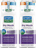 SmartMouth Activated Dry Mouth Mouthwash, Dry Mouth and Bad Breath Relief, Mint, 16 fl oz, 2 Pack