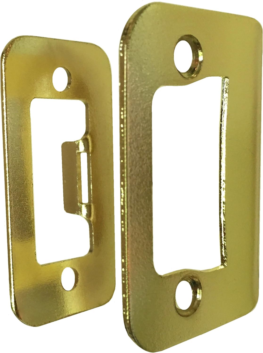 4-Pack Gator Door Latch Restorer - Strike Plate (Bright Brass)