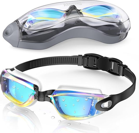 Aegend Swim Goggles, Swimming Goggles No Leaking Full Protection Adult Men Women Youth
