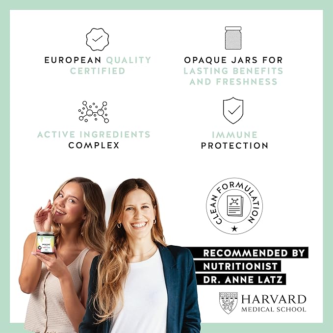 Immune Support Gummies – Vitamin C, D, B6 & B12 – Daily Immune Boost – Vegan, Naturally Flavored (60 Gummies)