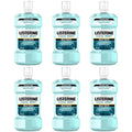 Listerine Cool Mint Alcohol Free Mouthwash, Bad Breath Germ Killing, Bad Breath Treatment Oral Rinse for Adults; Cool Mint Flavor, 500 mL, 6 Pack