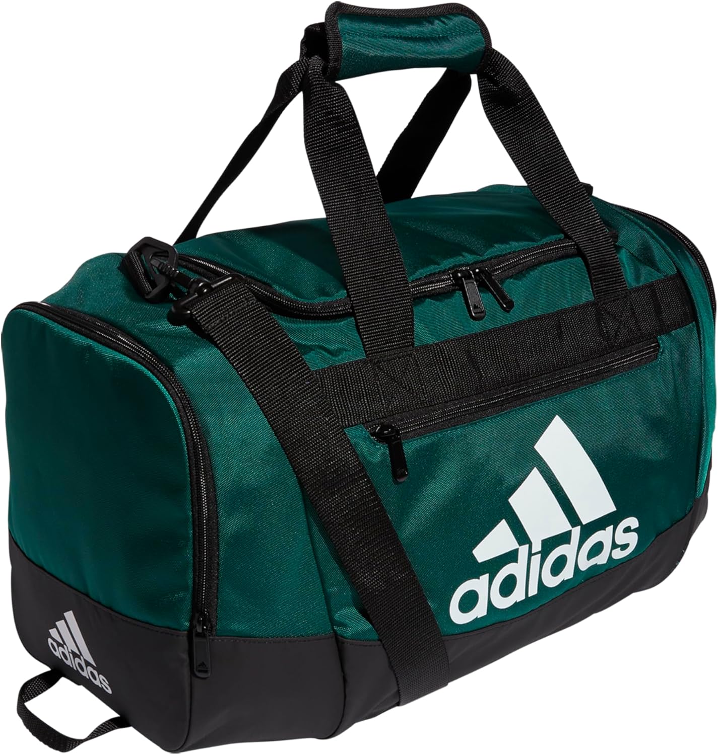 adidas Unisex Defender 4.0 Gym Duffel Bag for Men and Women, Team Dark Green, Small (38L)
