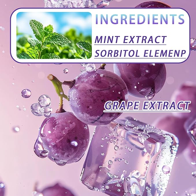 Purple Toothpaste and 30PCS Toothpaste Tablets Kit,Deep Cleaning Purple Colour Corrector,Chewable Tooth Paste Tablets for Sensitive Teeth,Travel Size Tooth Care Products Kit for All People